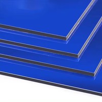 Lámina de Aluminio Compuesto ACM con Acabado PVDF, Antiestática, Impermeable, Grosor Personalizado, Paneles ACP para Paredes Exteriores