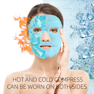Masque facial réutilisable à billes de gel chaud et froid pour les yeux gonflés, compresse froide pour le visage, <span class=keywords><strong>SPA</strong></span> facial pour femme, idéal pour le sommeil - Product Image 3