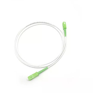Weißes 200m Stahlarmiertes Optisches Glasfaser-Patchkabel LC/<span class=keywords><strong>APC</strong></span> zu SC/<span class=keywords><strong>APC</strong></span> Simplex <span class=keywords><strong>LWL</strong></span> Patchkabel Stahlarmiert Weiß LC SC - Product Image 4