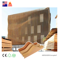 Écrans verticaux en aluminium personnalisés, imperméables, ignifuges et écologiques pour revêtement mural extérieur