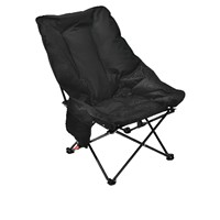 Chaise de camping pliable portable réglable à 4 positions, rembourrée, en tissu Oxford, avec cadre en acier au carbone, pour pique-nique et extérieur, pliable en 4 sections