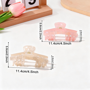 Grandes pinces à cheveux en acrylique pour cheveux longs, pinces à cheveux pour casquette snapback, accessoires de mode pour femmes - Product Image 5