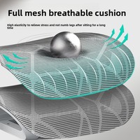 2025 chaise de bureau haut de gamme avec soutien lombaire appui-tête réglable à dossier haut matériau en tissu de conception en maille moderne