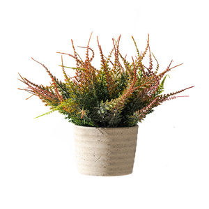 Petits arbres en pot <span class=keywords><strong>de</strong></span> bureau en plastique vert artificiel pour salon balcon bureau anniversaire Pâques Occasions hôtels aménagement paysager - Product Image 3