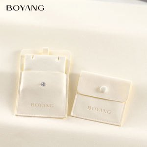 מותאם אישית מודפס מיקרופייבר מתנת שרשרת אריזת תכשיטי תיק פאוץ ותיבה - Product Image 5