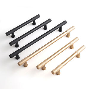 現代中国アルミニウム合金ノブハンドル真鍮ドアハンドルキャビネット引き出しワードローブドレッサーバスルームリビングルーム寝室使用 - Product Image 2