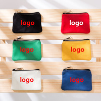 Porte-monnaie en toile avec logo personnalisé, sac de rangement portable de style haut de gamme pour petits objets, adapté aux campagnes publicitaires et aux événements