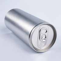 Canette en aluminium cylindrique de 500 ml avec couvercle facile à ouvrir pour l'emballage de bières, de boissons énergisantes et de sodas, avec couleur et design personnalisés
