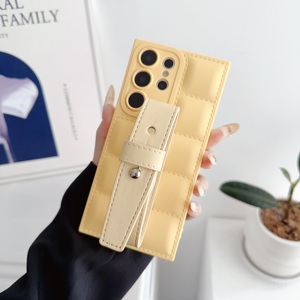 Các Puffer Dây Đeo Cổ Tay Mềm TPU Điện Thoại Trường Hợp Đối Với Samsung Galaxy S20 S21 S22 S23 Cộng Với Lưu Ý <span class=keywords><strong>20</strong></span> S24 Siêu S23fe Dây Đeo Cổ Tay Bìa <span class=keywords><strong>Shell</strong></span> - Product Image 2