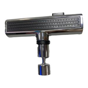 Robinet de cuisine cascade au design moderne avec dispositif anti-éclaboussures, bulleur rotatif, extension de bec et raccord universel - Product Image 5
