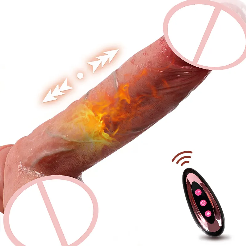 Wholesale Realistic Penis Adult Sex Toy Remote Control Masturbators Vibrator Dildo For Women Consoladores