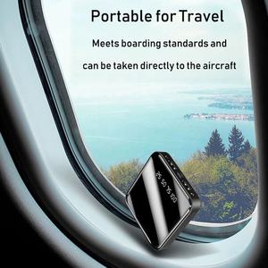 Nouvelle <span class=keywords><strong>batterie</strong></span> <span class=keywords><strong>externe</strong></span> plus petite rohs téléphone à charge rapide miroir LED affichage numérique banque d'alimentation portable 10000mah pour <span class=keywords><strong>samsung</strong></span> - Product Image 3