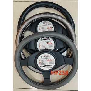 ปลอกหุ้มพวงมาลัยรถยนต์ ขนาด 37-39 ซม. หนังพรีเมียมสำหรับรถยนต์ - Product Image 1