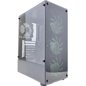 Boîtier pour ordinateur de jeu en verre trempé avec cadre ouvert pour bureau Itx avec écran - Product Image 2