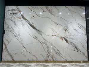 यडस्टोन कृत्रिम पत्थर सिरेमिक दीवार टाइल सफेद तलबंद पत्थर के स्लैब - Product Image 3