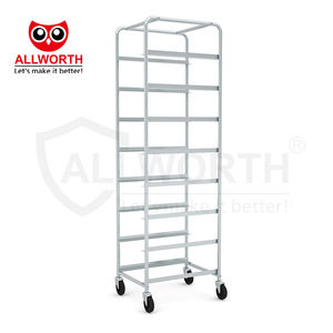 Camión de plataforma de fabricación de fábrica de gran capacidad con carro de mano de paredes laterales de malla de alambre de <span class=keywords><strong>media</strong></span> altura - Product Image 2