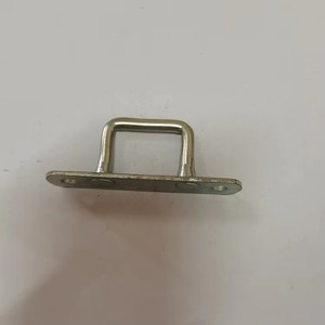 Trailer Tarpaulin Hook Zinc-Plated Steel D Shape Tie Down Lashing <b>Ring</b> Rope Eye <b>Plate</b> - Product Image 3