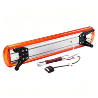 Feux de signalisation LED 88W, 26 modes stroboscopiques, montage sur toit, support en acier inoxydable, IP65, boîtier en alliage d'aluminium PC, plusieurs couleurs