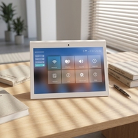 Tablette publicitaire Android à double écran 10,1 pouces OEM d'usine RK3288 2 Go + 16 Go Ethernet Affichage numérique en forme de L