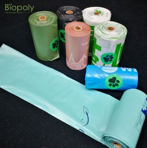 <b>Compostable</b> Custom Logo Printed Eco Friendly Biodegradable Waste Bags for Pet Cat Dog Poop Bag - Product Image 6