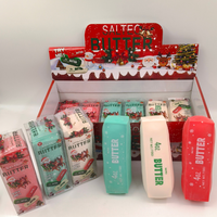 Jouet sensoriel extensible en TPR en forme de bâton de beurre rectangulaire mignon pour Noël, idéal pour collection de nouveautés