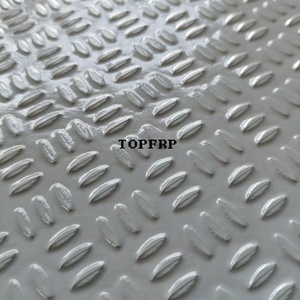 Plaque en fibre de verre FRP à motif antidérapant, enduite de gel, ignifuge, résistante au vieillissement et isolante - Product Image 3