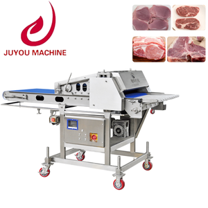 Machine à calandreuse de viande à haute efficacité pour la production continue de steaks, presse à rouleaux automatique pour aplatir la viande (steaks, côtes de porc, poulet) - Product Image 2
