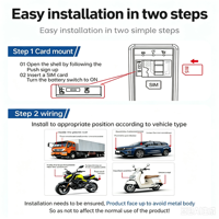 Traceur GPS 4G le plus vendu pour voiture, étanche IPX67, antenne intégrée, détection de vibrations/mouvements/clôture/survitesse pour véhicule