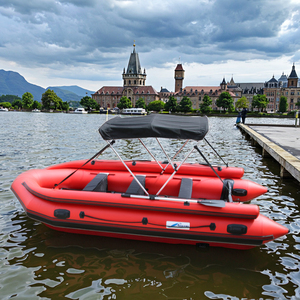 Goethe 470 Strela Jet Boat Tunnel de jet <span class=keywords><strong>gonflable</strong></span> 1.2mm en PVC Hypalon pour le surf en plein air Drifting Aluminium Floor Capacity for <span class=keywords><strong>6</strong></span> - Product Image 3