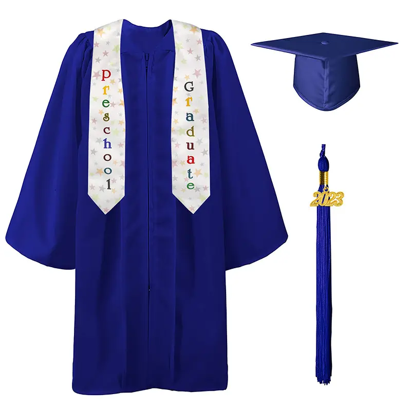 2024 June 1 Children's Day Bachelor's dress College graduation cap Adult Etiquette Kindergarten fringe suit photo dress