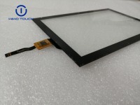 Écran tactile capacitif étanche AG de 10 pouces avec écran LCD haute luminosité pour borne interactive