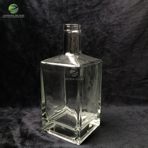 Botella <span class=keywords><strong>de</strong></span> Licor Cuadrada <span class=keywords><strong>de</strong></span> Diseño Clásico, Material Seguro para Alimentos, Base Estable, Botella <span class=keywords><strong>de</strong></span> Vidrio Ideal para Brandy, Whisky y <span class=keywords><strong>Vodka</strong></span> - Product Image 6