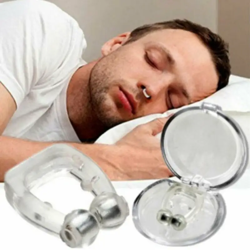 คลิปแม่เหล็ก PVC ป้องกันการนอนกรน,คลิปช่วยจมูกอุปกรณ์หยุดกรนคลิปจมูกแบบแม่เหล็ก
