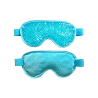 Masque oculaire rafraîchissant OEM Ice Pack Factory, compresse chaude et froide en peluche pour soulager la douleur, masque oculaire en gel froid avec perles de gel