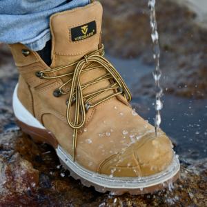 Botas de seguridad de cuero Unisex, Toecap de acero, nuevo estilo, VITO2339 - Product Image 1