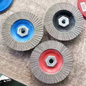115mm 4.5 pouces disque <span class=keywords><strong>à</strong></span> lamelles métal plastique outil abrasif diamant polissage meule pour meuleuse d'angle disque de ponçage <span class=keywords><strong>pierre</strong></span> - Product Image 6