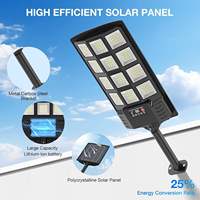 Farola LED Solar Integrada a Prueba de Explosiones, IP67 Impermeable, Ángulo de Haz de 240x70, Iluminación Trilateral Directa