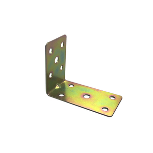Support d'angle <span class=keywords><strong>en</strong></span> <span class=keywords><strong>fer</strong></span> galvanisé personnalisé, 1 pièce, au <span class=keywords><strong>prix</strong></span> bas, avec trous pour armoire de meuble - Product Image 2