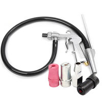 Mini pistolet de sablage pneumatique haute pression portatif, sablageur à air portable pour l'élimination de la rouille sur le métal et le givrage du verre