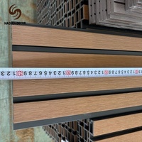 Panneau de façade en composite bois-plastique co-extrudé, grain de bois 3D, installation facile, qualité supérieure