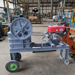 צלב הלסת גלגלים ניידת מצויד עם חגורה מסוע עבור לסת עפרות רציפה - Product Image 5