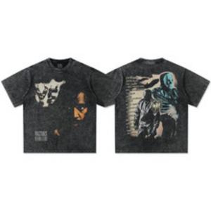 T-shirt Premium de Haute Qualité 100% Coton 210gsm, T-shirt Premium Surdimensionné, Impression Sérigraphique en Relief du Logo, T-shirt Uni pour Hommes - Product Image 5