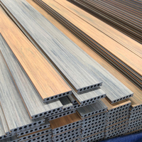 Plancher extérieur en bois de jardin de terrasse en WPC de haute qualité pour la décoration commerciale