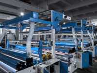 Machine de découpe semi-automatique Schneiter SL-2100 neuve, directement d'usine, avec moteur à roulement 380V 7000W pour textiles, vitesse de coupe 180-320m/h