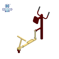 Equipo de ejercicio al aire libre de acero duradero Equipo de ejercicio de gimnasio al aire libre certificado TUV para adultos para parques y jardines