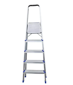 Scala Pieghevole Industriale Portatile in Alluminio <span class=keywords><strong>PULETE</strong></span> PLT-444 a 5 Gradini, Altezza Estesa 3,6 m, Conforme ANSI/OSHA, Alta Resistenza 150 kg - Product Image 4