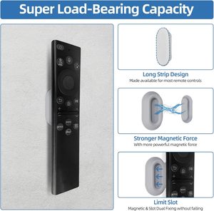 Magnetic <strong>Remote</strong> <strong>Control</strong> Holder Wall Mount Self-Adhesive <strong>Remote</strong> <strong>Control</strong> Organizers <strong>Storage</strong> for Air Conditioner and Charger Holder - Product Image 4