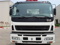 Camion pompe à béton HB37A de 37 mètres, machine de livraison de béton à haut débit pour projets de construction en hauteur