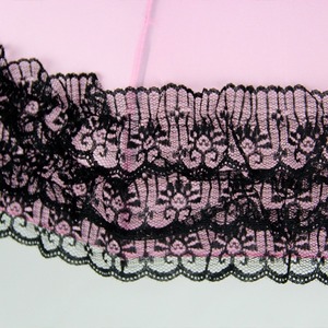 Parapluie pagode de luxe 16K, style droit, pour adultes, <span class=keywords><strong>mariage</strong></span>, longue <span class=keywords><strong>dentelle</strong></span>, poignée princesse, semi-automatique, rotation simple, polyester - Product Image 5