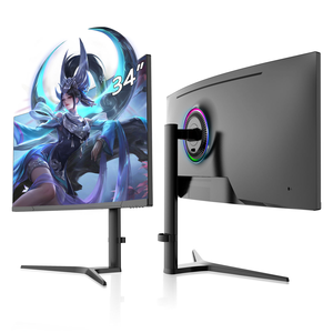 <span class=keywords><strong>Monitor</strong></span> LCD de 34 Pulgadas, 144hz 165hz 4k, Pantalla de Computadora con Barra de Luz RGB, Monitores Curvos para Juegos, <span class=keywords><strong>Monitor</strong></span> Curvo de 34 Pulgadas - Product Image 3